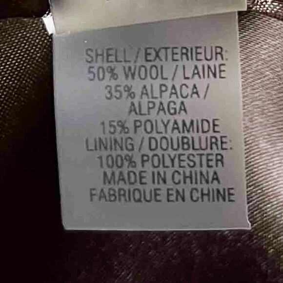 Elie Tahari Belted Wrap Coat Brown Size M Shawl Collar Wool Alpaca Blend Preppy - Picture 10 of 13